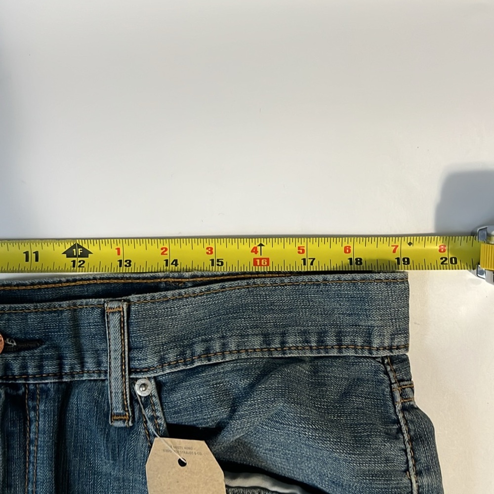 Levi's 505 Straight Leg Blue Jeans NWT - 38x34 - Picture 7 of 11